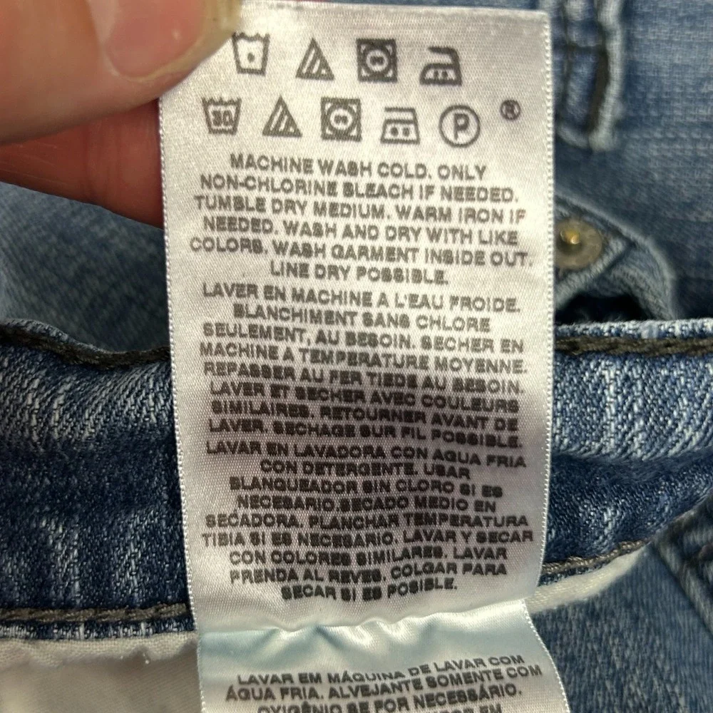 Levis 559 Straight Jeans Men 38x30 Blue Denim Cotton Stretch Logo Relaxed Fit
